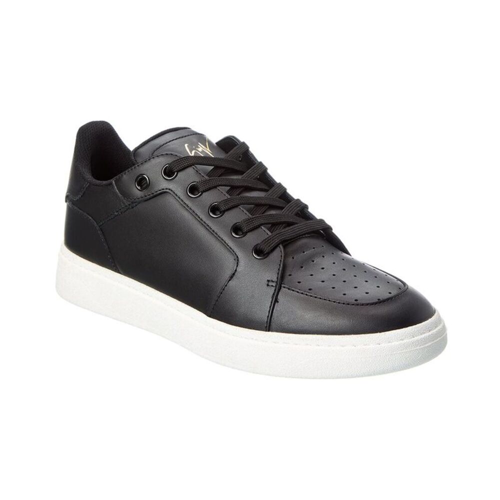 Giuseppe Zanotti Gz/94 Leather Sneaker, Black